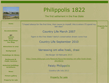 Tablet Screenshot of philippolisinfo.co.za